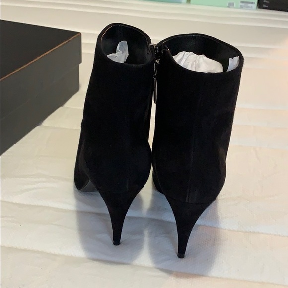Saint Laurent NWT Authentic Kiki Suede Ankle Boots - Picture 3 of 14